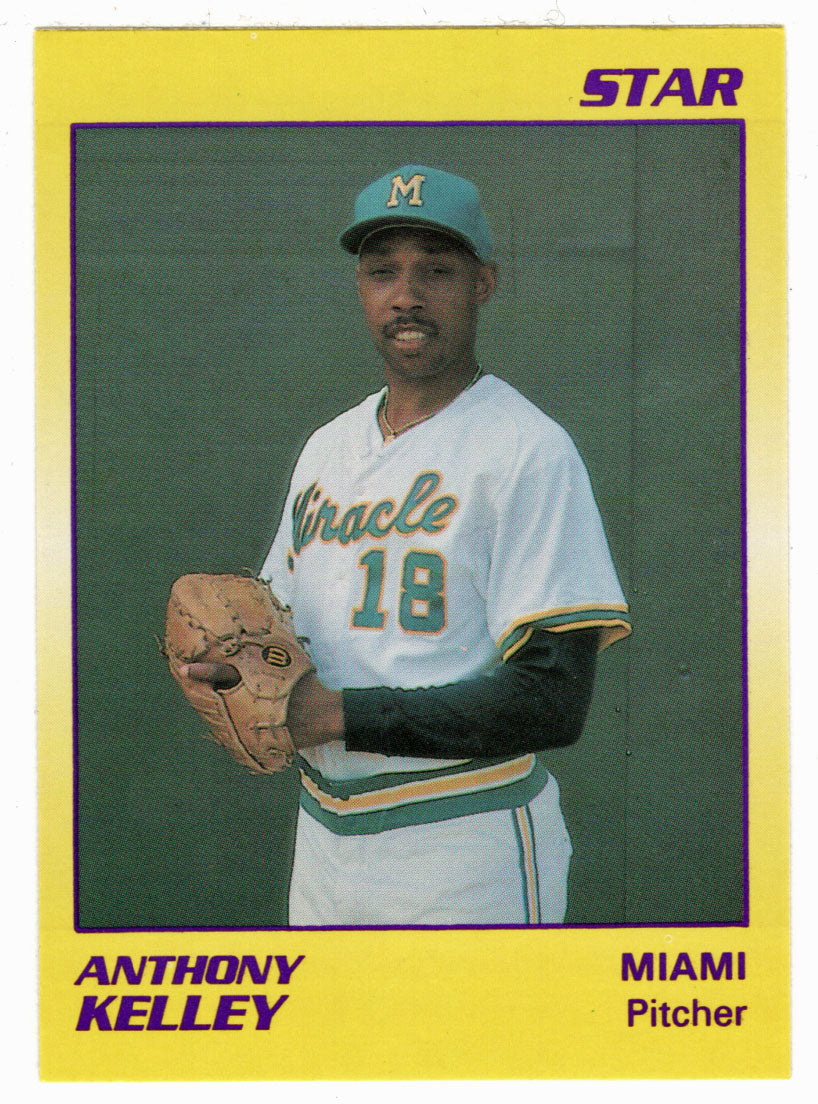 Anthony Kelley - Miami Miracle (Minor League Baseball Card) 1990 Star # 73 Mint