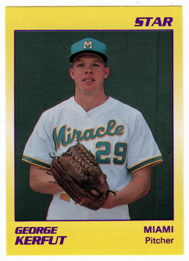 George Kerfut - Miami Miracle (Minor League Baseball Card) 1990 Star # 74 Mint