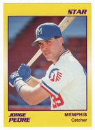 Jorge Pedre - Memphis Chicks (Minor League Baseball Card) 1990 Star # 87 Mint