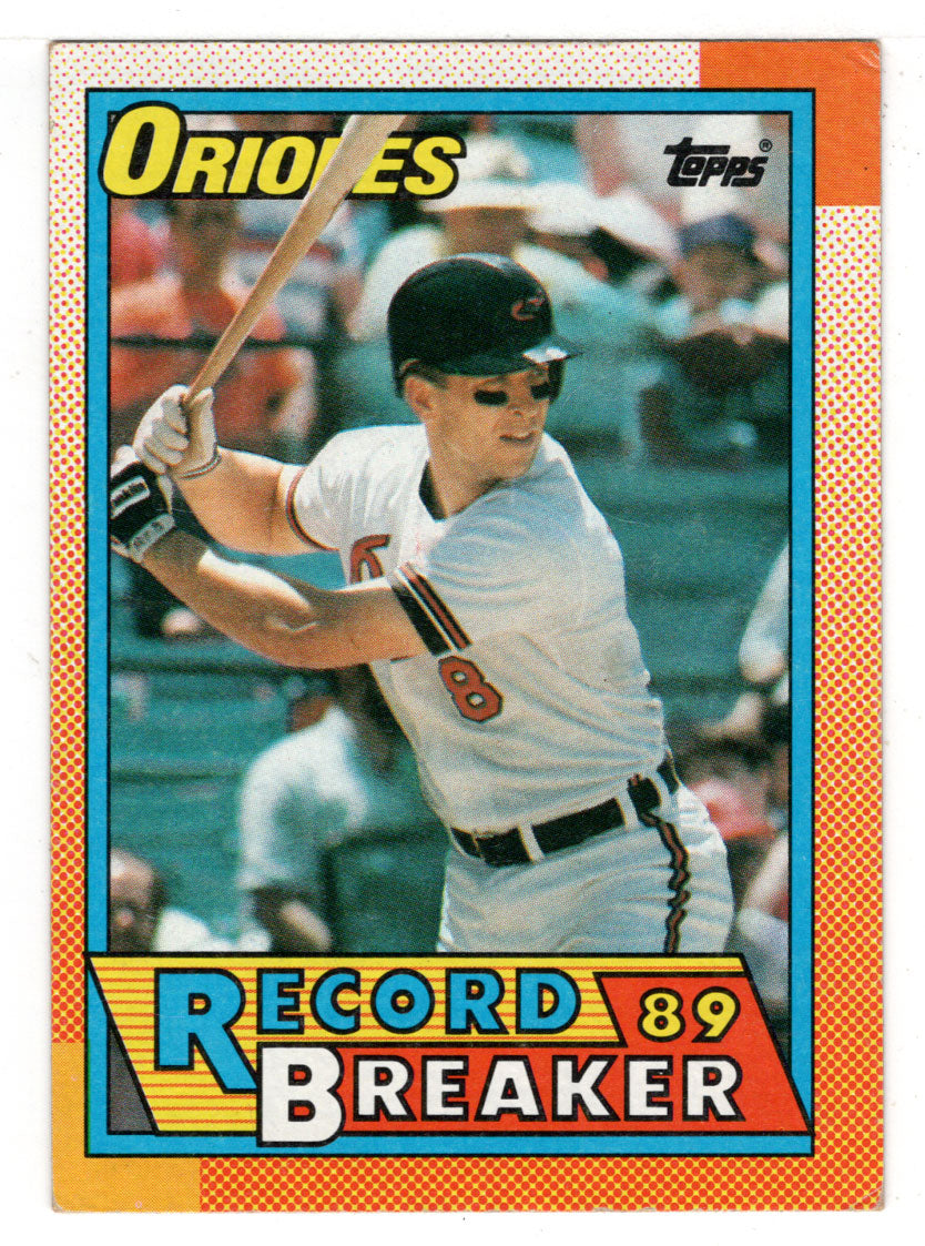 Cal Ripken - Baltimore Orioles - Record Breaker (MLB Baseball Card) 1990 Topps # 8 Mint