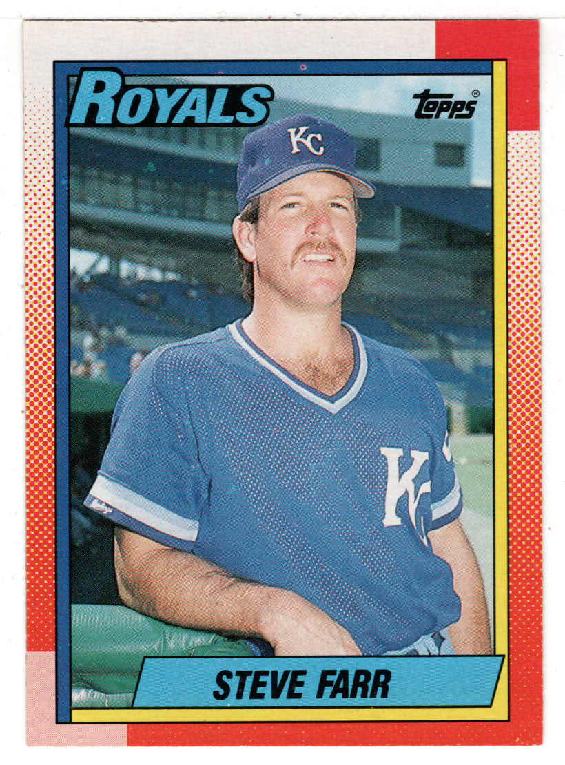Steve Farr - Kansas City Royals (MLB Baseball Card) 1990 Topps # 149 Mint