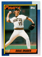 Doug Drabek - Pittsburgh Pirates (MLB Baseball Card) 1990 Topps # 197 Mint