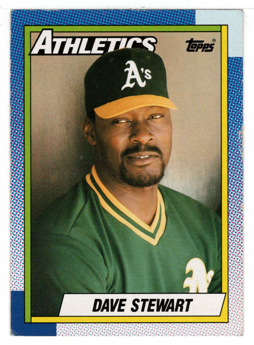 Dave Stewart - Oakland Athletics (MLB Baseball Card) 1990 Topps