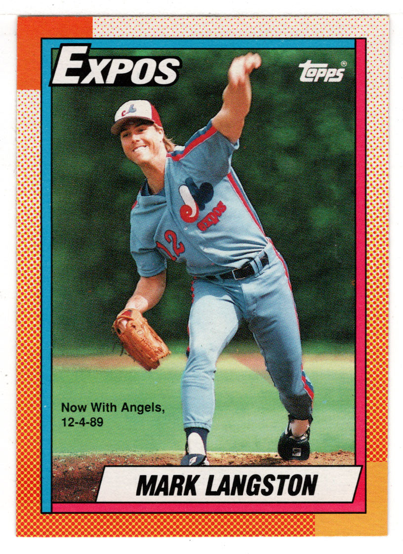 Mark Langston - Montreal Expos (MLB Baseball Card) 1990 Topps # 530 Mint