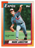 Mark Langston - Montreal Expos (MLB Baseball Card) 1990 Topps # 530 Mint