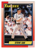 Steve Sax - New York Yankees (MLB Baseball Card) 1990 Topps # 560 Mint