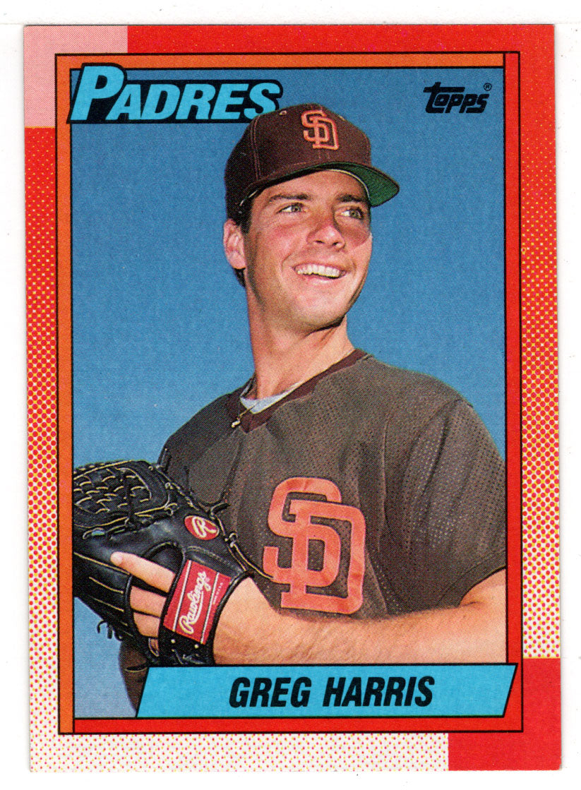 Greg Harris - San Diego Padres (MLB Baseball Card) 1990 Topps # 572 Mint