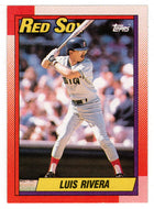 Luis Rivera - Boston Red Sox (MLB Baseball Card) 1990 Topps # 601 Mint