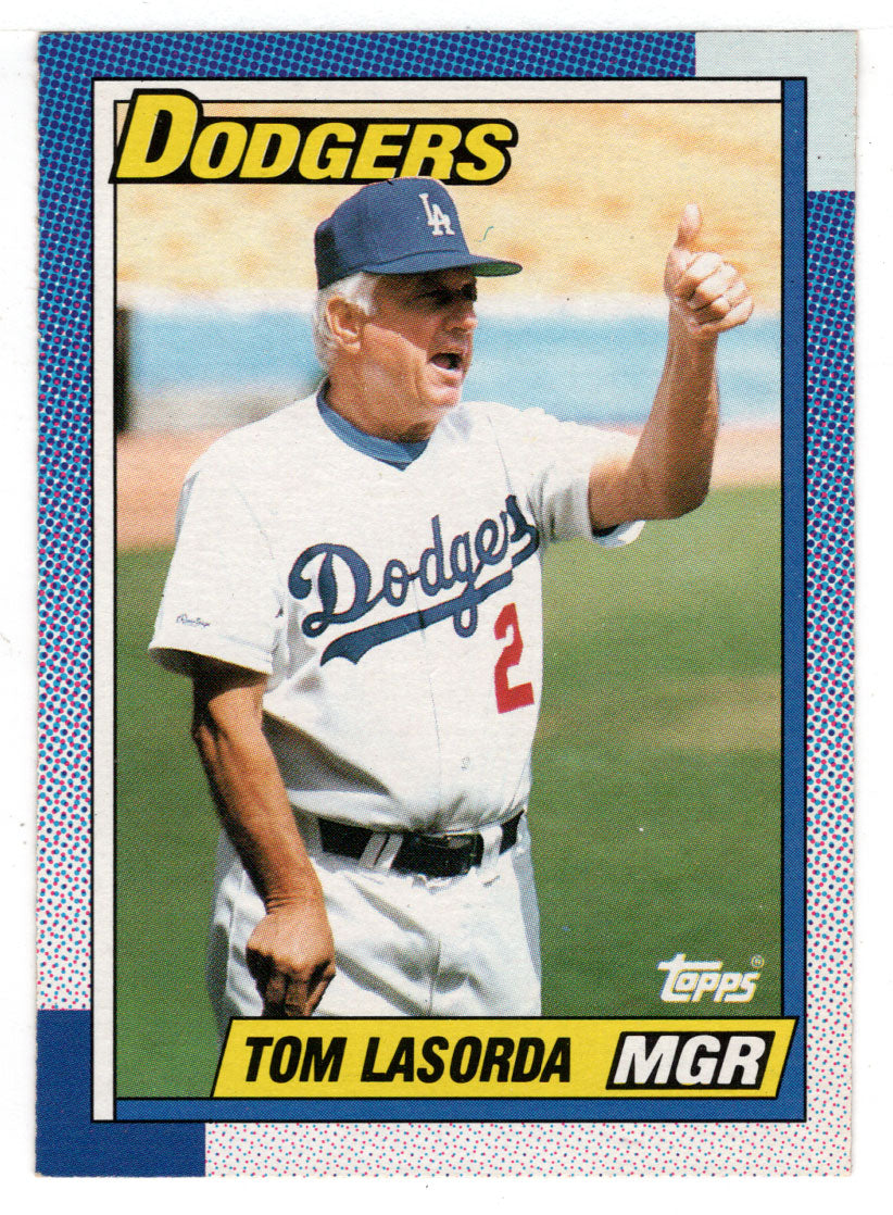 Tom Lasorda - Los Angeles Dodgers - Manager (MLB Baseball Card) 1990 Topps # 669 Mint