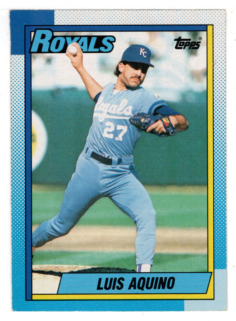Luis Aquino - Kansas City Royals (MLB Baseball Card) 1990 Topps # 707 Mint