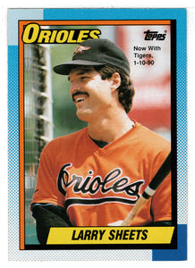 Larry Sheets - Baltimore Orioles (MLB Baseball Card) 1990 Topps # 708 Mint