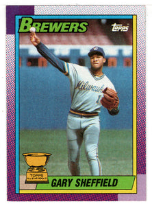 Gary Sheffield - Milwaukee Brewers (MLB Baseball Card) 1990 Topps # 718 Mint