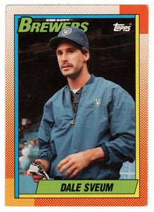 Dale Sveum - Milwaukee Brewers (MLB Baseball Card) 1990 Topps # 739 Mint