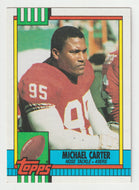 Michael Carter - San Francisco 49ers (NFL Football Card) 1990 Topps # 19 Mint