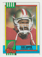 Don Griffin - San Francisco 49ers (NFL Football Card) 1990 Topps # 25 Mint