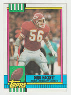Dino Hackett - Kansas City Chiefs (NFL Football Card) 1990 Topps # 262 Mint