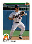 Scott Coolbaugh RC - Texas Rangers - Star Rookie (MLB Baseball Card) 1990 Upper Deck # 42 Mint