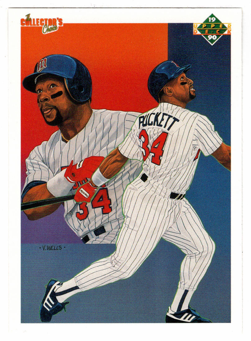 Kirby Puckett - Minnesota Twins - Checklist (MLB Baseball Card) 1990 Upper Deck # 48 Mint