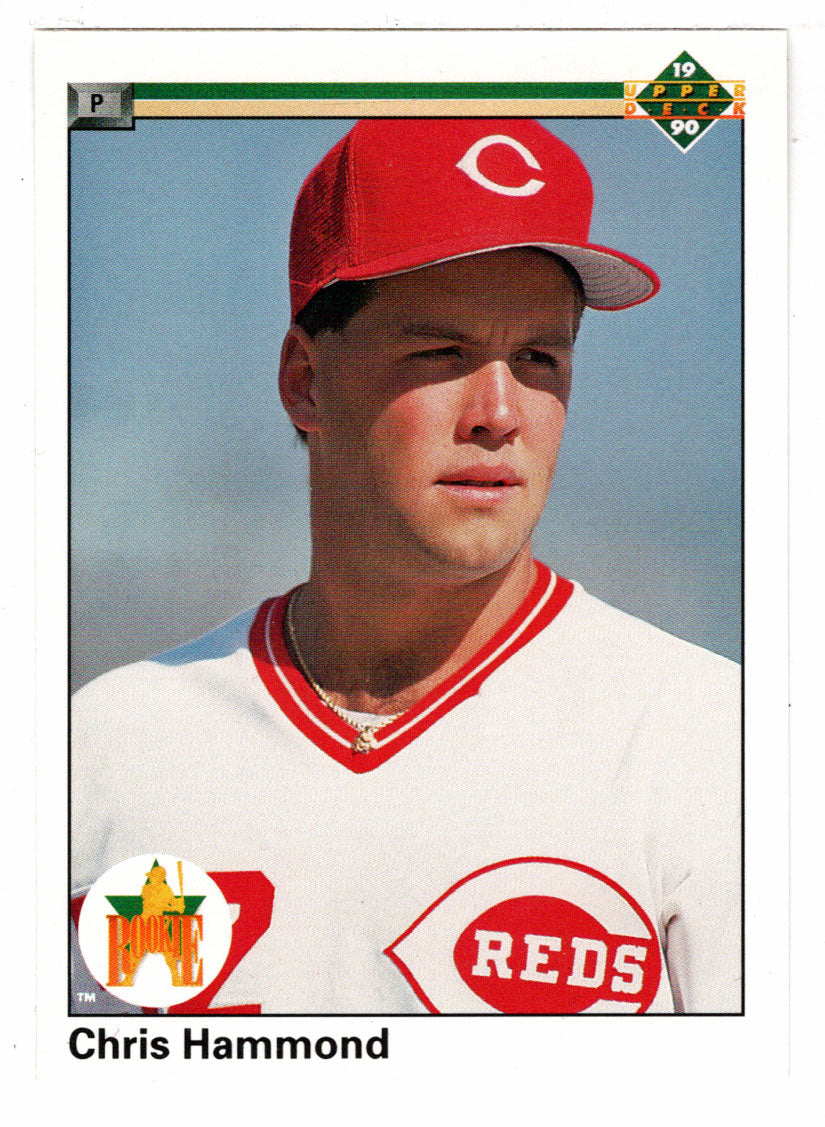 Chris Hammond RC - Cincinnati Reds - Star Rookie (MLB Baseball Card) 1990 Upper Deck # 52 Mint