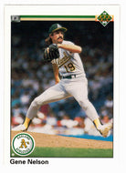 Gene Nelson - Oakland Athletics (MLB Baseball Card) 1990 Upper Deck # 80 Mint