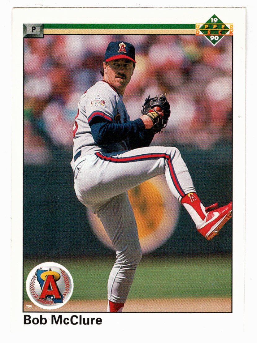 Bob McClure - California Angels (MLB Baseball Card) 1990 Upper Deck # 81 Mint