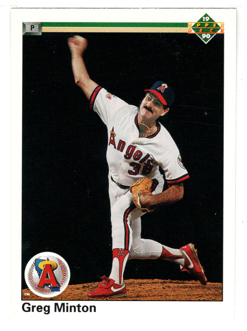 Greg Minton - California Angels (MLB Baseball Card) 1990 Upper Deck # 83 Mint