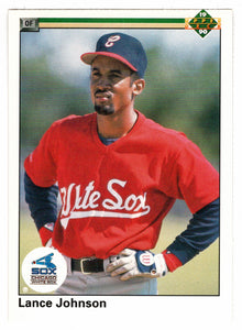 Lance Johnson - Chicago White Sox (MLB Baseball Card) 1990 Upper Deck # 90 Mint