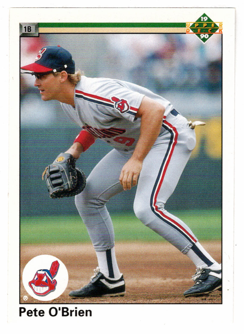 Pete O'Brien - Cleveland Indians (MLB Baseball Card) 1990 Upper Deck # 110 Mint