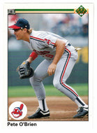 Pete O'Brien - Cleveland Indians (MLB Baseball Card) 1990 Upper Deck # 110 Mint