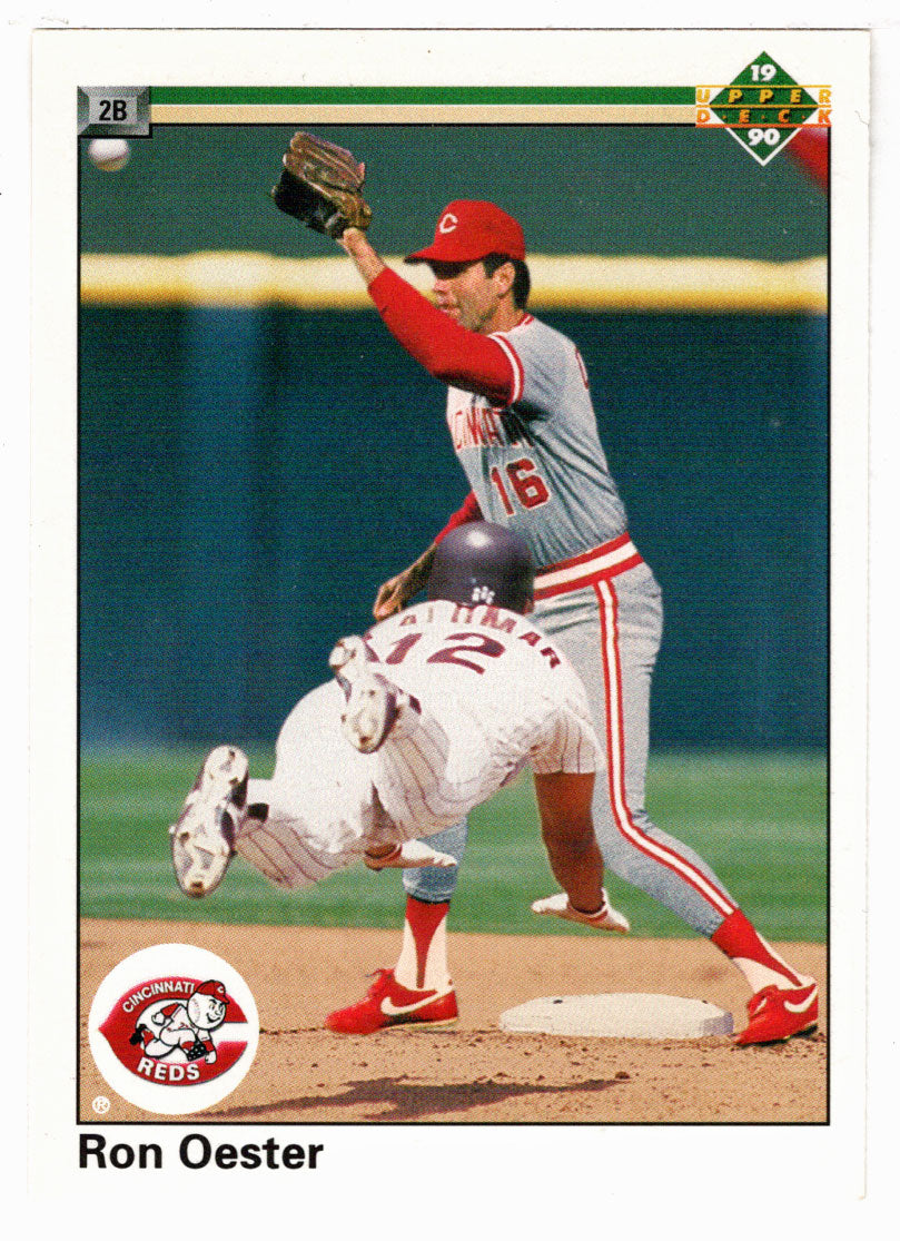 Ron Oester - Cincinnati Reds (MLB Baseball Card) 1990 Upper Deck # 118 Mint