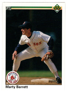 Marty Barrett - Boston Red Sox (MLB Baseball Card) 1990 Upper Deck # 133 Mint