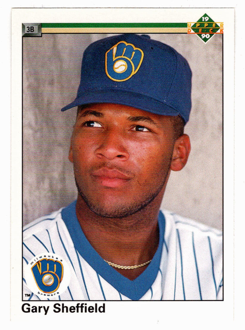 Gary Sheffield - Milwaukee Brewers (MLB Baseball Card) 1990 Upper Deck # 157 Mint