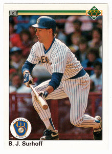 B.J. Surhoff - Milwaukee Brewers (MLB Baseball Card) 1990 Upper Deck # 159 Mint