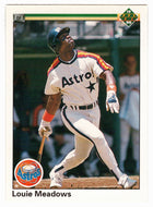 Louie Meadows - Houston Astros (MLB Baseball Card) 1990 Upper Deck # 160 Mint