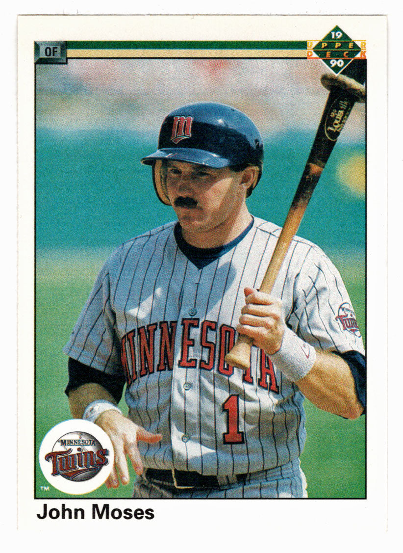 John Moses - Minnesota Twins (MLB Baseball Card) 1990 Upper Deck # 240 Mint