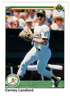 Carney Lansford - Oakland Athletics (MLB Baseball Card) 1990 Upper Deck # 253 Mint