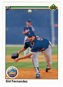 Sid Fernandez - New York Mets (MLB Baseball Card) 1990 Upper Deck # 261 Mint