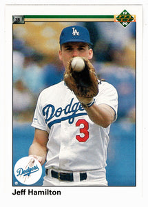 Jeff Hamilton - Los Angeles Dodgers (MLB Baseball Card) 1990 Upper Deck # 296 Mint