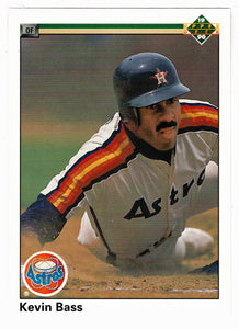 Kevin Bass - Houston Astros (MLB Baseball Card) 1990 Upper Deck # 302 Mint