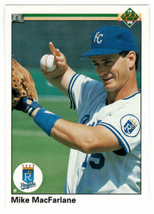 Mike Macfarlane - Kansas City Royals (MLB Baseball Card) 1990 Upper Deck # 307 Mint