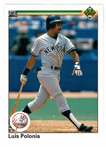 Luis Polonia - New York Yankees (MLB Baseball Card) 1990 Upper Deck # 316 Mint