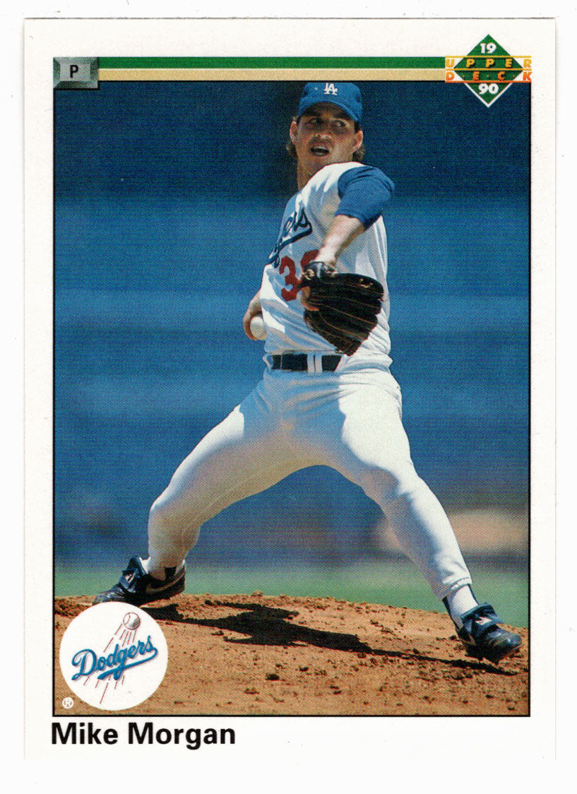 Mike Morgan - Los Angeles Dodgers (MLB Baseball Card) 1990 Upper Deck # 317 Mint