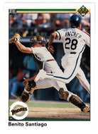 Benito Santiago - San Diego Padres (MLB Baseball Card) 1990 Upper Deck # 325 Mint