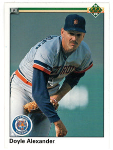 Doyle Alexander - Detroit Tigers (MLB Baseball Card) 1990 Upper Deck # 330 Mint