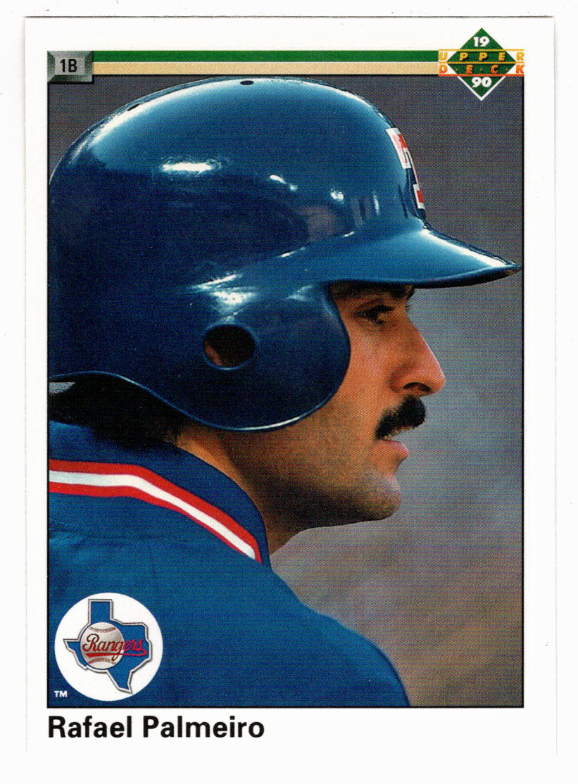 Rafael Palmeiro - Texas Rangers (MLB Baseball Card) 1990 Upper Deck # 335 Mint