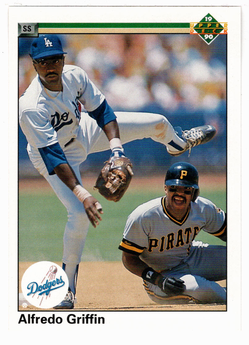 Alfredo Griffin - Los Angeles Dodgers (MLB Baseball Card) 1990 Upper Deck # 338 Mint