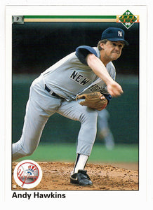 Andy Hawkins - New York Yankees (MLB Baseball Card) 1990 Upper Deck # 339 Mint