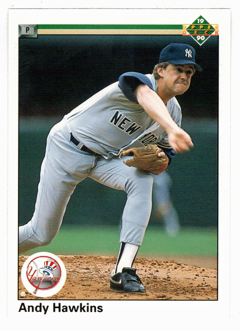 Andy Hawkins - New York Yankees (MLB Baseball Card) 1990 Upper Deck # 339 Mint