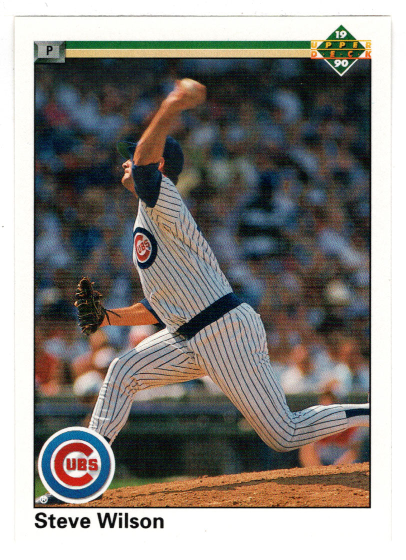 Steve Wilson - Chicago Cubs (MLB Baseball Card) 1990 Upper Deck # 341 Mint