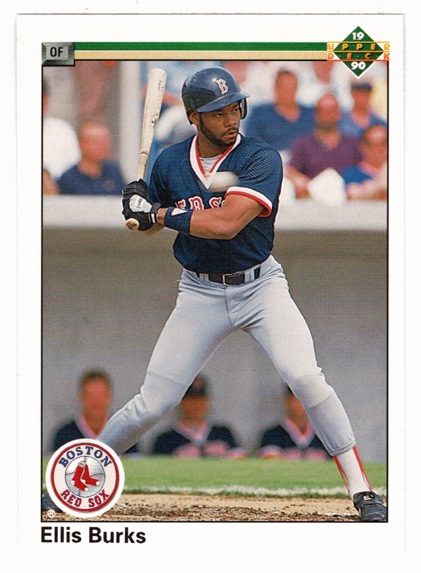 Ellis Burks - Boston Red Sox (MLB Baseball Card) 1990 Upper Deck # 343 Mint